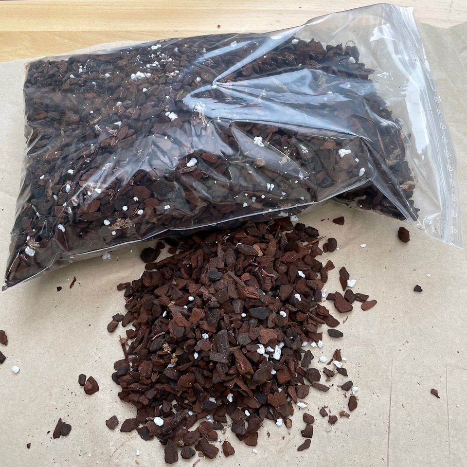Substrato per giovani piante di orchidee 6-9mm 2,5 L
